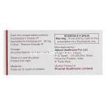 Szefalo スゼファロ、ジェネリックレクサプロ、エスシタロプラム20mg 箱裏面